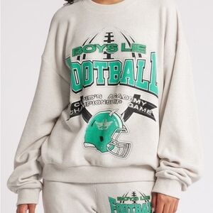 New Set Boys Lie Don't Fumble Kara Crewneck Sweatshirt &amp; Pants Size M